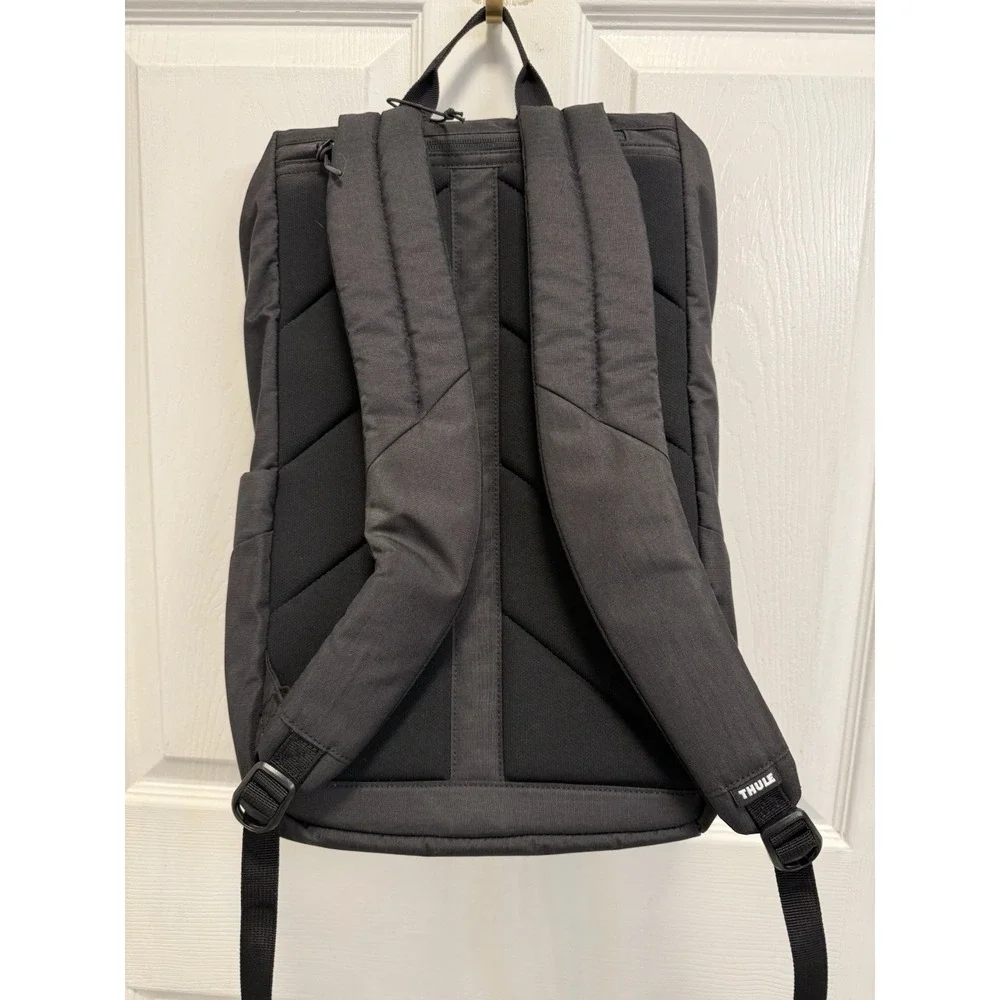 Thule Lithos Unisex Backpack 16L Alaska Black Laptop Bag Work Travel Organizer